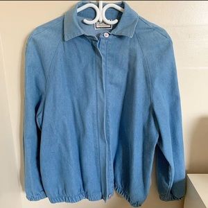 Thrifted denim jacket